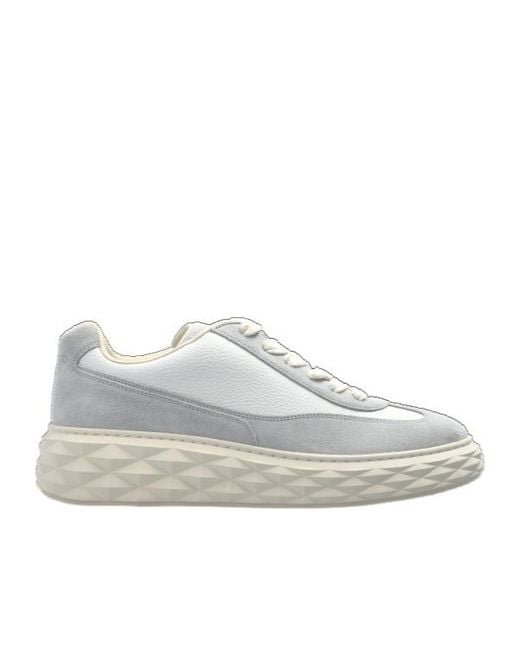 Jimmy Choo White Diamond Maxi Retro M Sneakers for men