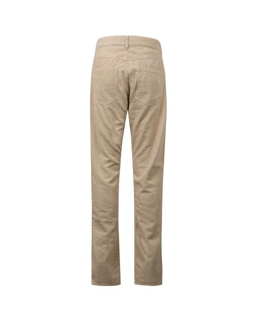 Isabel Marant Natural Jack Corduroy Trousers for men