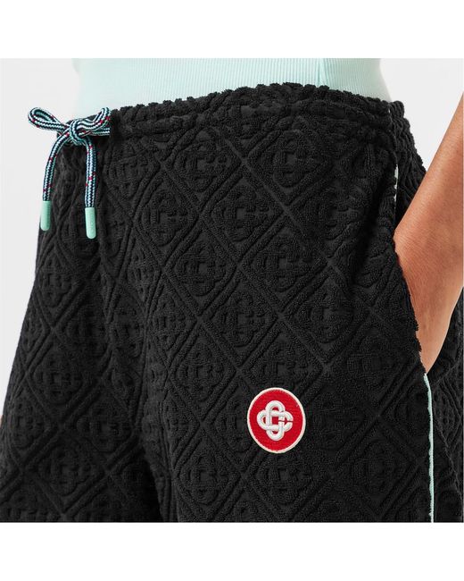 Casablanca Black Logo Patch Sweatpants