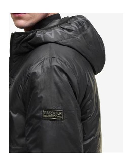 Barbour Black Lumley Quilted Jacket for men