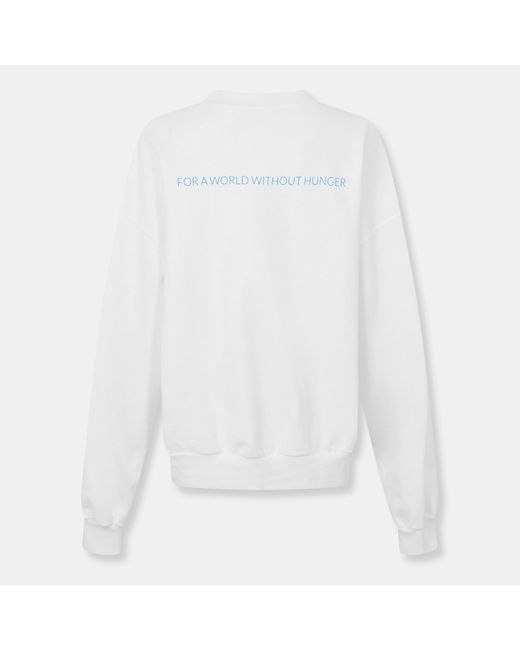 Balenciaga White Crew Sweater