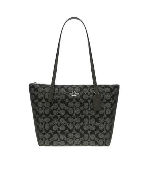 COACH Black Fiona's Signature Handbag