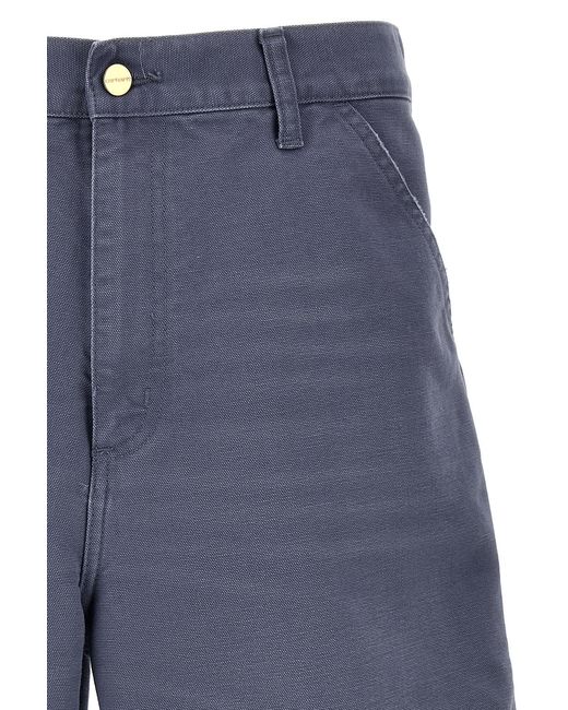 Carhartt Blue Logo Patch Chino Shorts for men