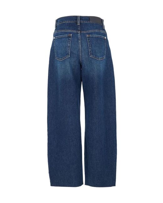 7 For All Mankind Blue Belt Loop Jeans