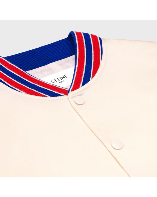 Céline Blue Americana Teddy Jacket for men