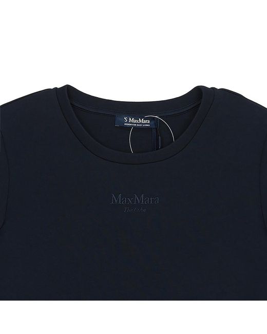 Max Mara Blue Short-Sleeved T-Shirt
