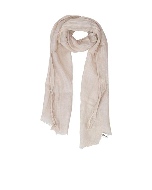 Lela Rose White Tassel Scarf