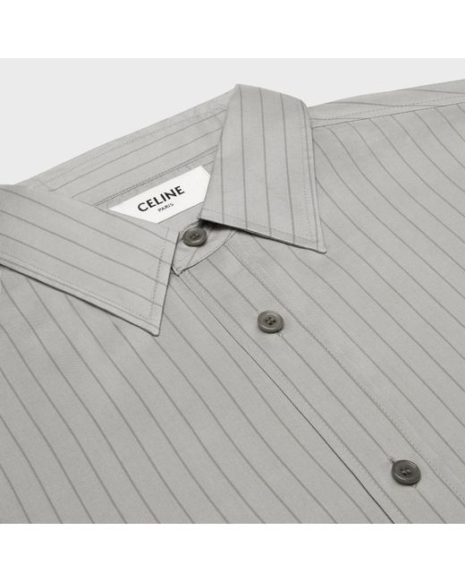 Céline Gray Loose Shirt for men