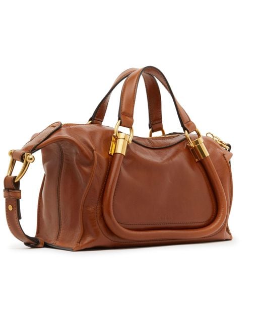 Chloé Brown Paraty 24 Tote