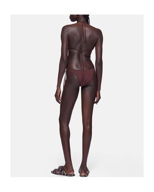 The Attico Multicolor The Triangle Cup Two-Piece Swimsuit