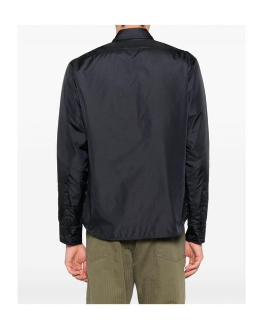 Aspesi Blue Reshirt Button-Up Shirt for men