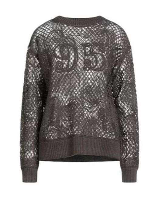 Max Mara Gray Sweater Cotton, Polyester