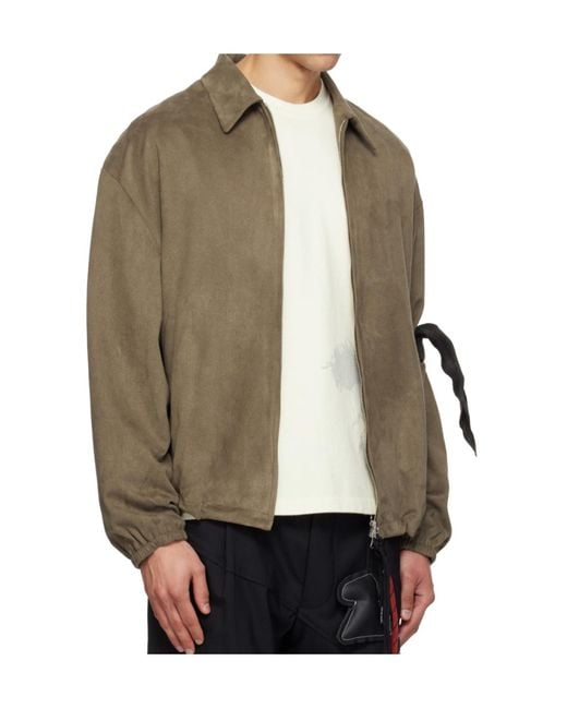 Song For The Mute Natural Shirt Collar Casual Jacket for men