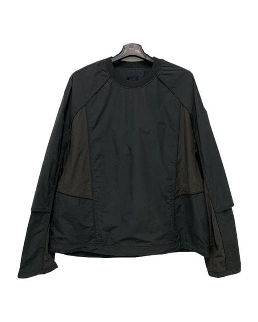 Juun.J Black Crew Neck Sweatshirt for men