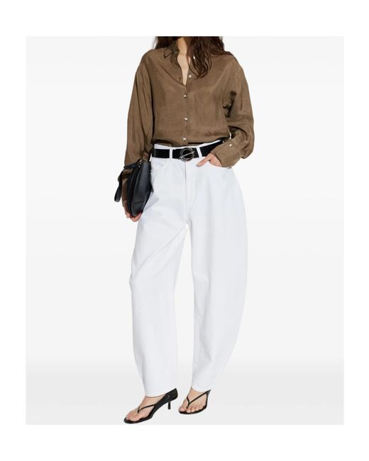 Rohe Brown Long-Sleeved Shirt