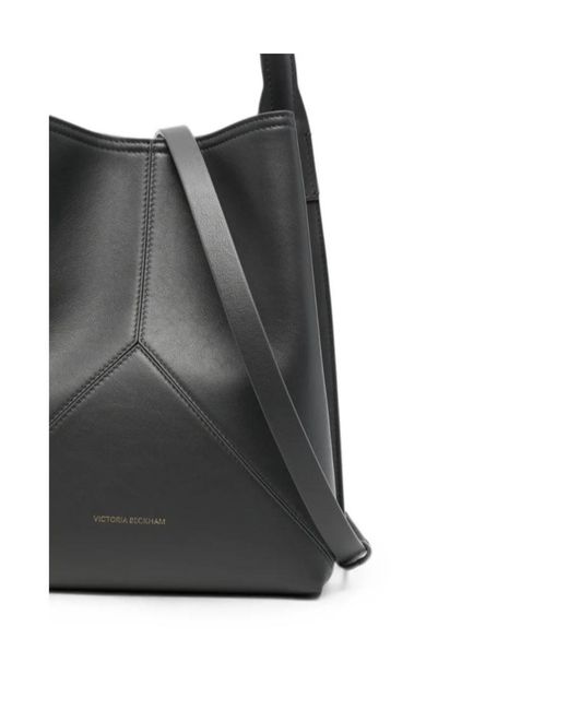 Victoria Beckham Black Top-Handle Shoulder Bag