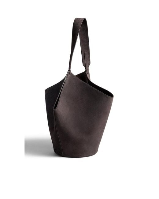 Khaite Black Lotus Small Tote Bag