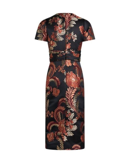 Etro Black Jacquard Dress