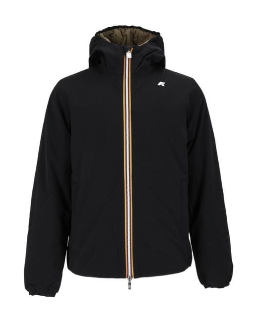 K-Way Black Jack St Warm Reversible Jacket for men