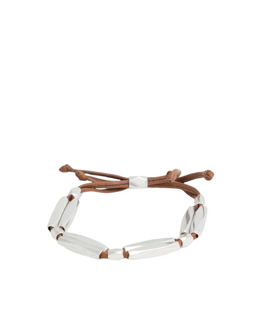 Isabel Marant White Metalleather Bracelet