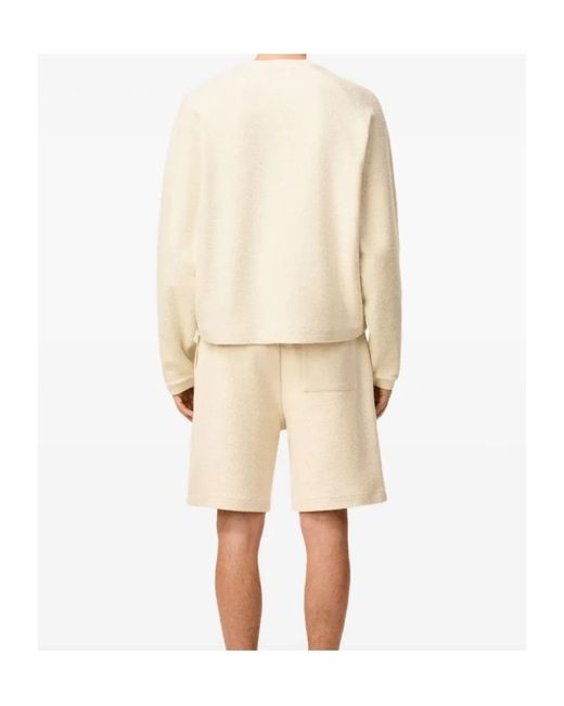AMI Natural Embroidered Sweatshirt for men