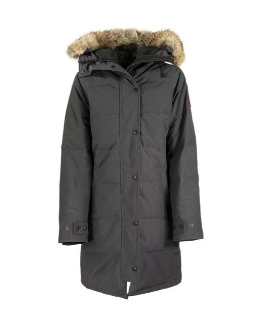 Canada Goose Gray Shelburne Hooded Down Jacket