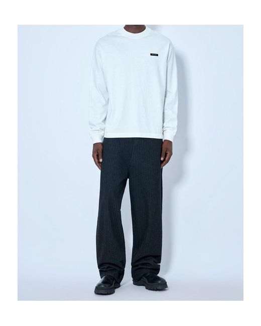 Prada Blue Long-Sleeved Sweatshirt for men