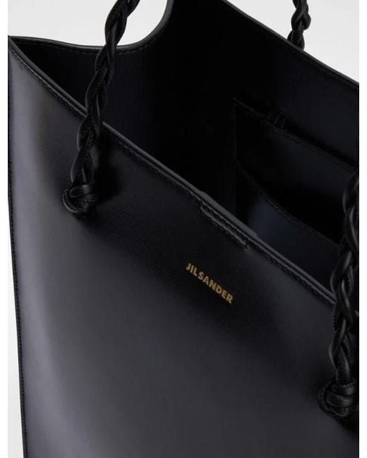 Jil Sander Black Tangle Tote
