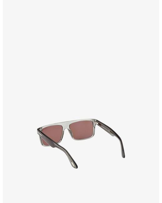 Tom Ford Multicolor Eyewear Rectangular-Frame Sunglasses for men