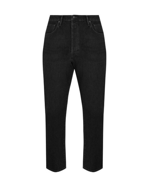 Acne Black Logo Jeans for men
