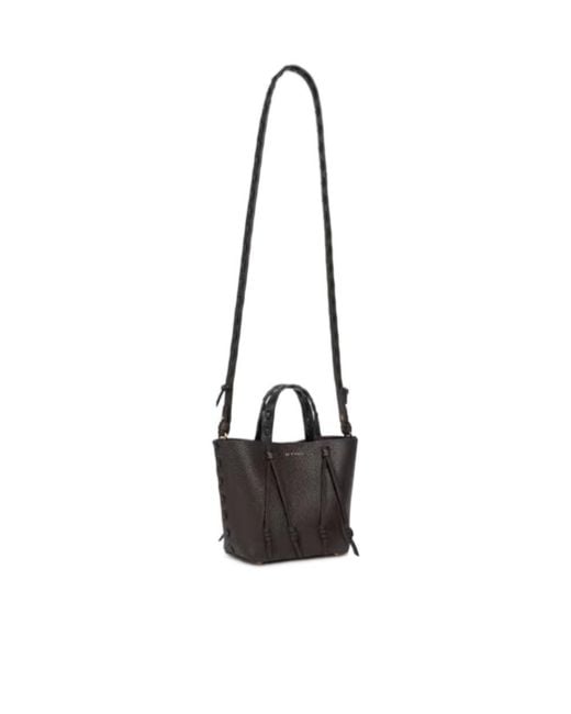 Etro Black Essential Mini Tote Bag