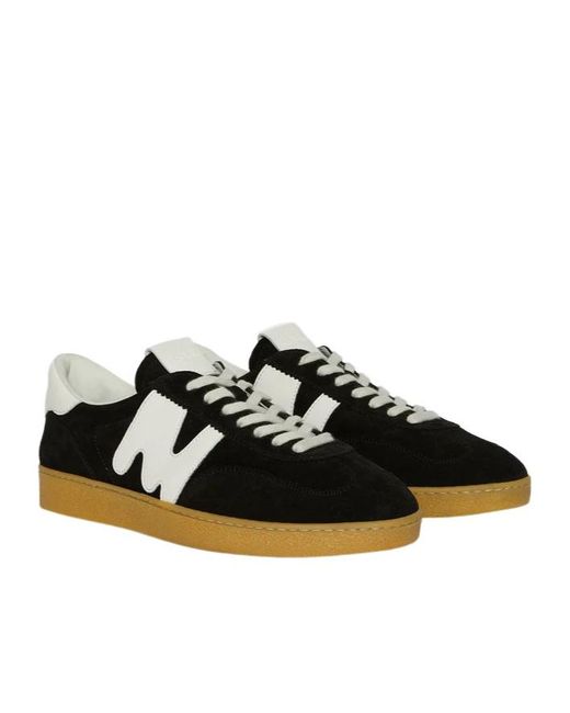 MSGM Black Themwave Retrò Trainer Sneakers for men