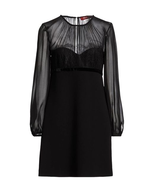 Max Mara Black Silk Dresses