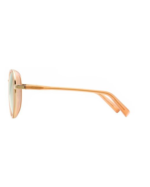 Ferragamo Pink Logo Sunglasses