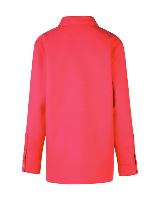 Moschino Pink Jeans Oversized Button-Up Knitted Shirt