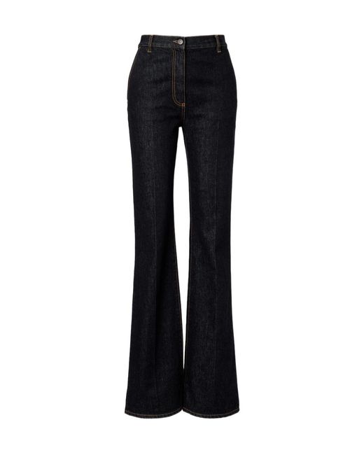 The Row Black Vita Straight Jeans