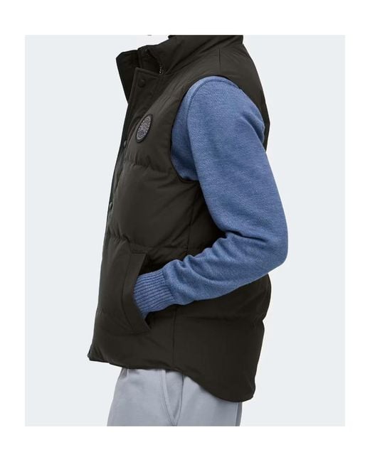 Canada Goose Black Padded Appliqué Jacket for men