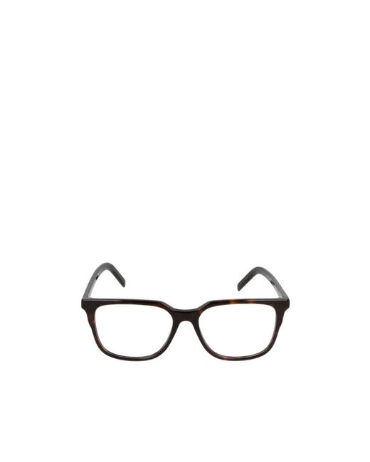 Givenchy White Eyewear Square Frame Glasses for men