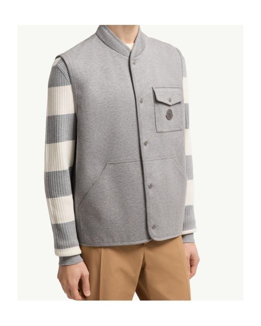 Moncler Gray Catoctin Vest for men