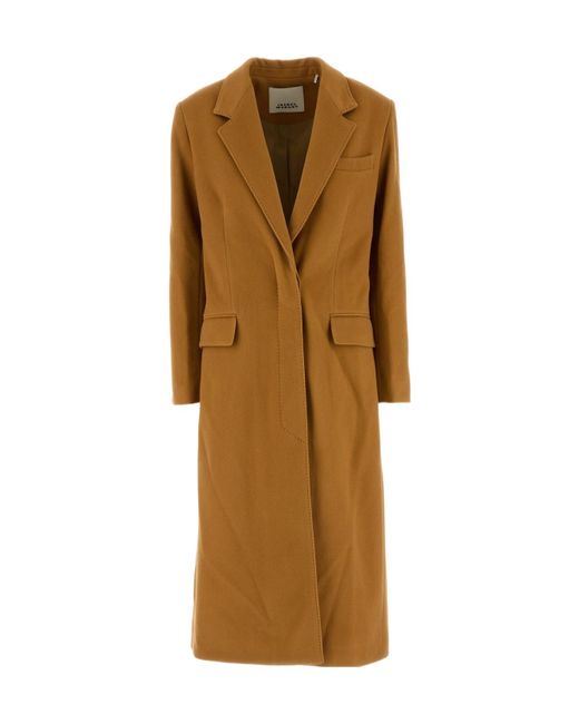 Isabel Marant Natural Long Sleeved Coat
