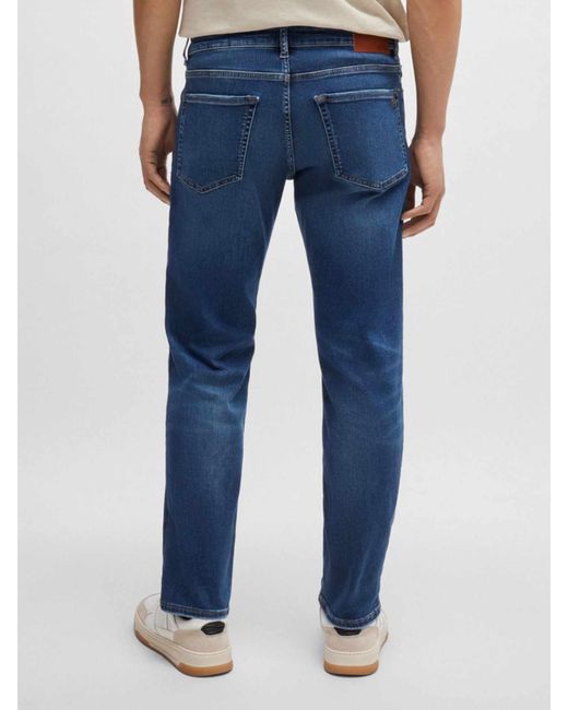 Boss Blue Re.Maine Straight-Leg Jeans for men