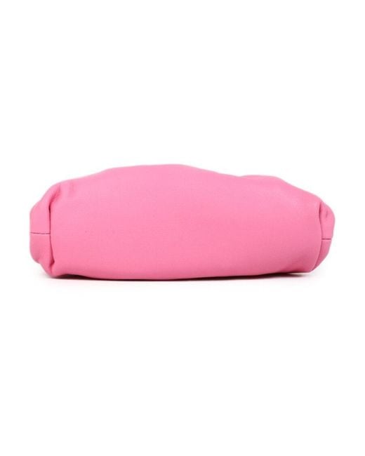 Bottega Veneta Pink Lanyard Leather Coin Pouch