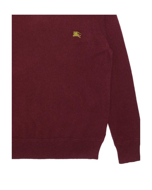 Burberry Red Logo Pullover for men