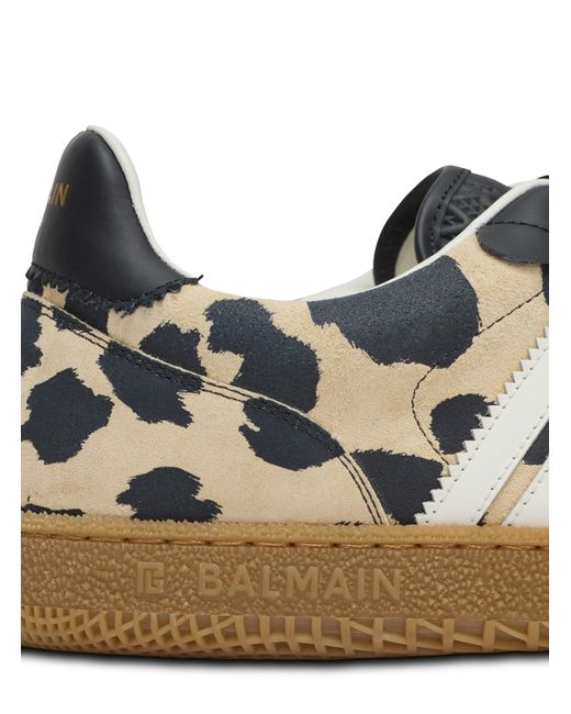 Balmain Brown Swan Sports Shoes