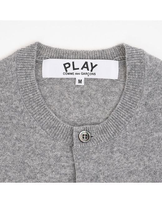 Comme des Garçons Gray Long-Sleeve Cardigan for men