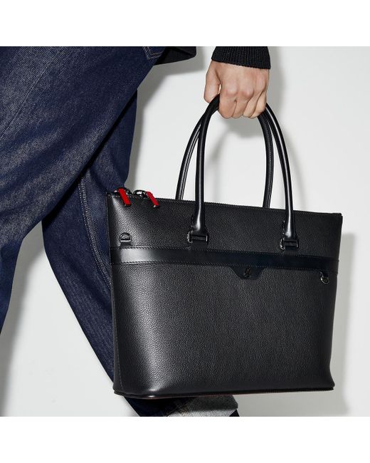 Christian Louboutin Black Logo Detailed Tote Bag for men
