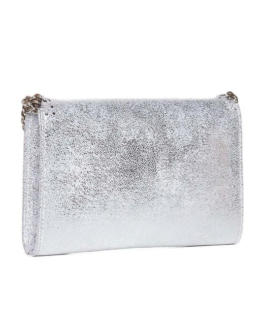 Stella McCartney Gray Falabella Wallet Crossbody Bag