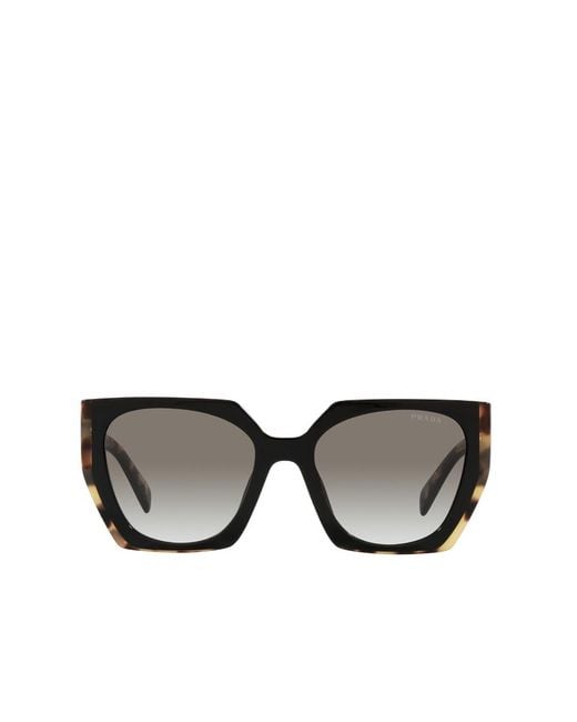 Prada Metallic Logo Logo Sunglasses