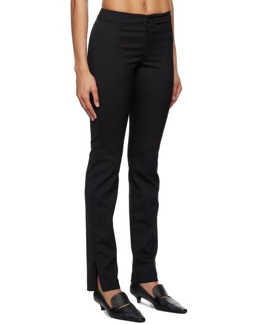 Filippa K Blue Slim Zip Trousers