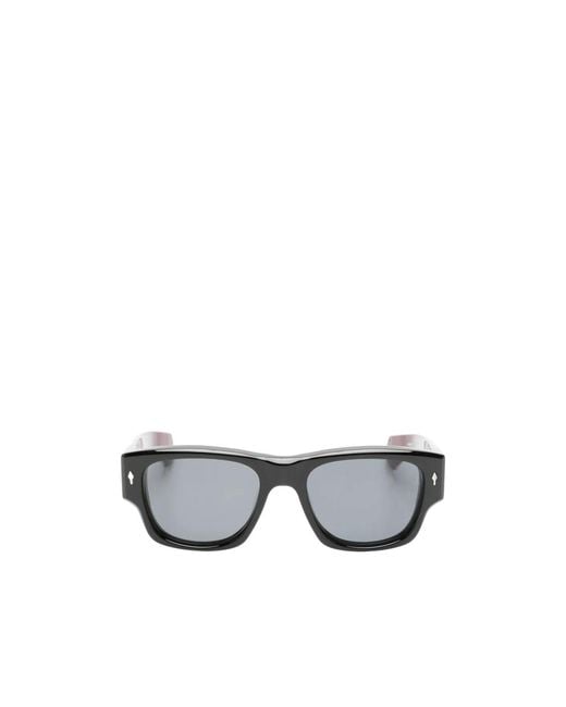 Jacques Marie Mage White Dino Square-Frame Sunglasses for men